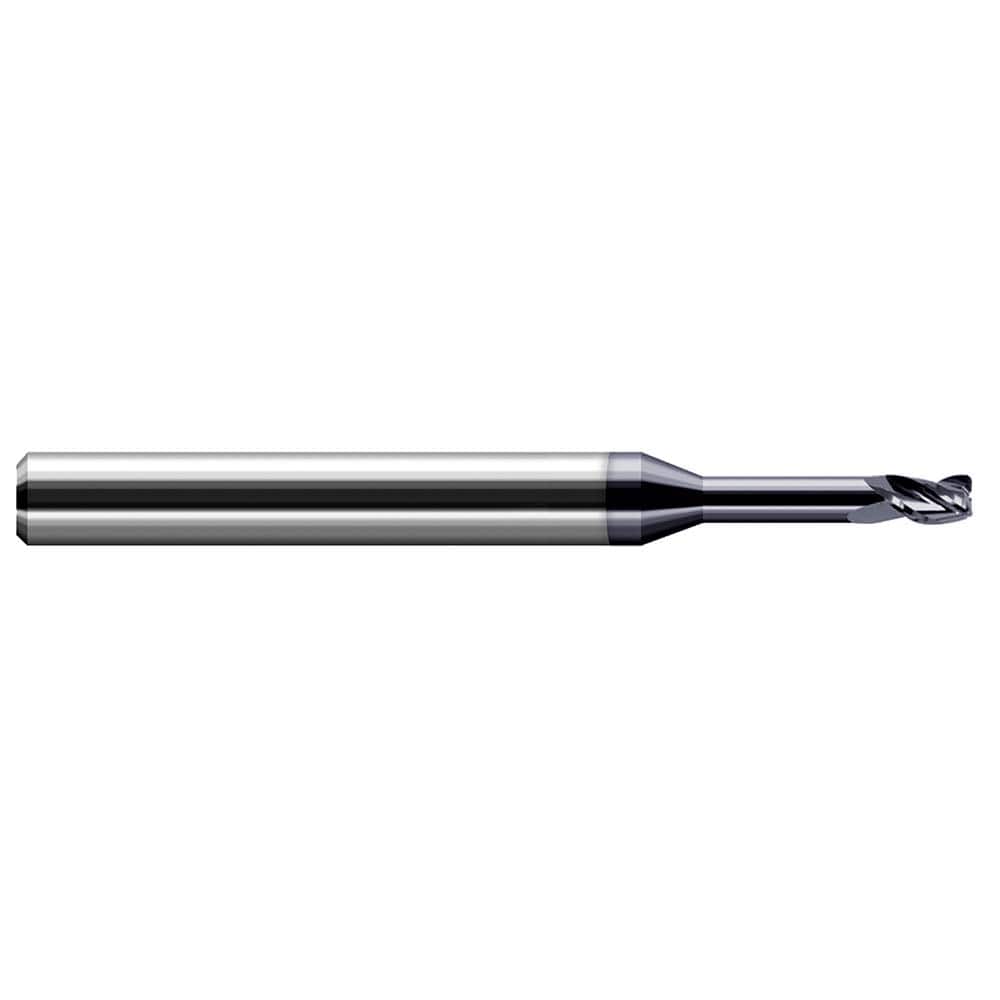 Harvey Tool - Corner Radius & Corner Chamfer End Mills; Mill Diameter (Inch): 1/4 ; Mill Diameter (Decimal Inch): 0.2500 ; End Type: Corner Radius ; Corner Radius (Decimal Inch): 0.0600 ; Number of Flutes: 3 ; Material: Solid Carbide - Exact Industrial Supply