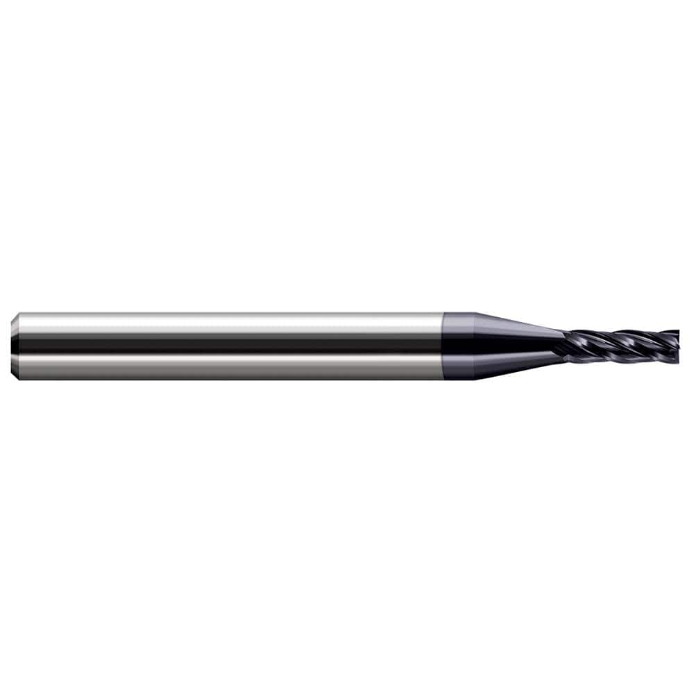 Harvey Tool - Square End Mills; Mill Diameter (Inch): 9/64 ; Mill Diameter (Decimal Inch): 0.1406 ; Length of Cut (Inch): 9/16 ; Length of Cut (Decimal Inch): 0.5620 ; Material: Solid Carbide ; Finish/Coating: AlTiN - Exact Industrial Supply