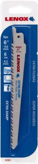 Lenox - 6" Long x 3/4" Thick, Bi-Metal Reciprocating Saw Blade - Straight Profile, 6 TPI, Toothed Edge - Eagle Tool & Supply