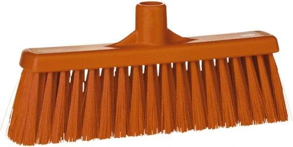 Vikan - 5-5/8" OAL Polyester Bristle Lobby Broom - 3" Bristle Length, 11" Wide - Eagle Tool & Supply