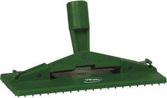 Vikan - 9" Long x 3-3/4" Wide Scouring Pad Holder - Green - Eagle Tool & Supply