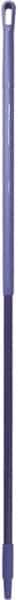 Vikan - 59 x 1-1/4" Fiberglass Squeegee Handle - European Threaded Connection, Purple - Eagle Tool & Supply