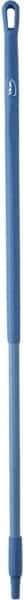 Vikan - 51 x 1-1/4" Fiberglass Squeegee Handle - European Threaded Connection, Blue - Eagle Tool & Supply