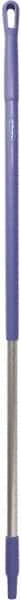 Vikan - 51 x 1-1/4" Aluminum Squeegee Handle - European Threaded Connection, Purple - Eagle Tool & Supply