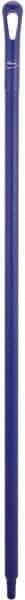 Vikan - 51 x 1-1/4" Polypropylene Squeegee Handle - European Threaded Connection, Purple - Eagle Tool & Supply