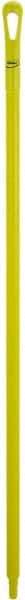 Vikan - 51 x 1-1/4" Polypropylene Squeegee Handle - European Threaded Connection, Yellow - Eagle Tool & Supply