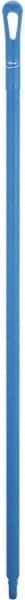 Vikan - 51 x 1-1/4" Polypropylene Squeegee Handle - European Threaded Connection, Blue - Eagle Tool & Supply