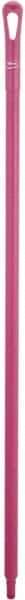 Vikan - 51 x 1-1/4" Polypropylene Squeegee Handle - European Threaded Connection, Pink - Eagle Tool & Supply