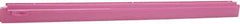 Vikan - 24" Rubber Blade Squeegee Refill - Double Edge, Pink, Plastic Holder - Eagle Tool & Supply