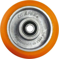 Caster Connection - 6 Inch Diameter x 2 Inch Wide, Polyurethane on Aluminum Caster Wheel - 1,000 Lb. Capacity, 2.2 Inch Hub Length, 1/2 Inch Axle Diameter, Sealed Precision Ball Bearing - Eagle Tool & Supply