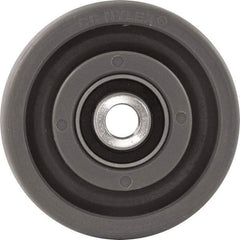 Caster Connection - 4 Inch Diameter x 2 Inch Wide, High Grade Nylon Caster Wheel - 1,000 Lb. Capacity, 2.2 Inch Hub Length, 1/2 Inch Axle Diameter, Sealed Precision Ball Bearing - Eagle Tool & Supply