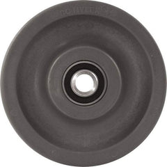 Caster Connection - 6 Inch Diameter x 2 Inch Wide, High Grade Nylon Caster Wheel - 1,500 Lb. Capacity, 2.2 Inch Hub Length, 1/2 Inch Axle Diameter, Sealed Precision Ball Bearing - Eagle Tool & Supply
