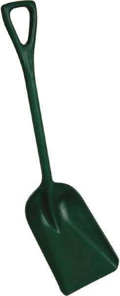 Remco - 14-1/2" High Square Plastic Shovel - 24-5/8" Long D-Grip Handle - Eagle Tool & Supply