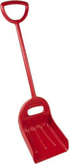 Remco - 18-1/2" High Square Plastic Shovel - 29-1/4" Long D-Grip Handle - Eagle Tool & Supply