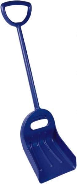 Remco - 18-1/2" High Square Plastic Shovel - 29-1/4" Long D-Grip Handle - Eagle Tool & Supply