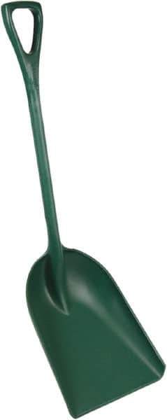 Remco - 17-1/8" High Square Plastic Shovel - 27" Long D-Grip Handle - Eagle Tool & Supply