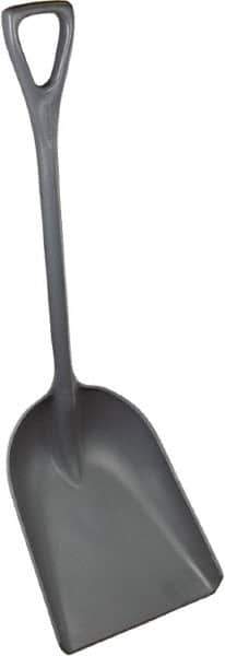 Remco - 17" High Square Plastic Shovel - 26-7/8" Long D-Grip Handle - Eagle Tool & Supply