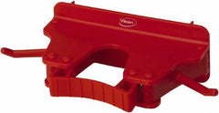 Vikan - 22 Lb Capacity, 3-5/32" Projection, Polypropylene/Rubber Wall Strip Organizer - 6-5/32" OAL - Eagle Tool & Supply