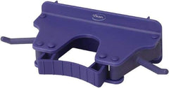 Vikan - 22 Lb Capacity, 3-5/32" Projection, Polypropylene/Rubber Wall Strip Organizer - 6-5/32" OAL - Eagle Tool & Supply