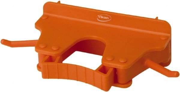 Vikan - 22 Lb Capacity, 3-5/32" Projection, Polypropylene/Rubber Wall Strip Organizer - 6-5/32" OAL - Eagle Tool & Supply