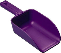 Remco - 32 oz Purple Polypropylene Flat Bottom Scoop - 4.3" Wide x 3" Deep Bowl, 11-1/2" OAL - Eagle Tool & Supply