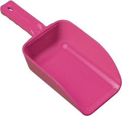 Remco - 32 oz Pink Polypropylene Flat Bottom Scoop - 4.3" Wide x 3" Deep Bowl, 11-1/2" OAL - Eagle Tool & Supply