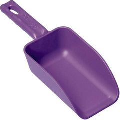 Remco - 16 oz Purple Polypropylene Flat Bottom Scoop - 3.2" Wide x 2" Deep Bowl, 10.4" OAL - Eagle Tool & Supply