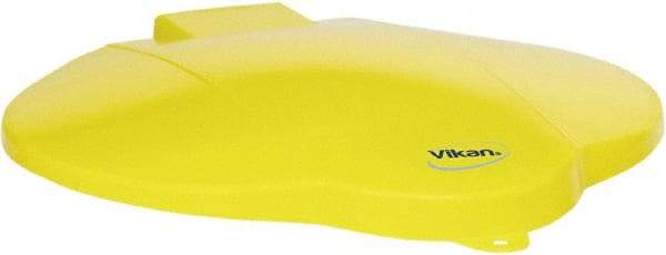 Vikan - 3 Gal Polypropylene Pail Lid - Yellow, For Use with 5691 - Eagle Tool & Supply