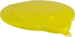 Vikan - 1.5 Gal Polypropylene Pail Lid - Yellow, For Use with 5693 - Eagle Tool & Supply