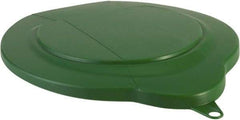 Vikan - 1.5 Gal Polypropylene Pail Lid - Green, For Use with 5689 - Eagle Tool & Supply