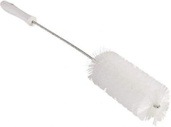 Vikan - 2-3/8" Diam Polyester Valve Brush - 19-5/8" OAL, 5-13/16" Head Length, Polypropylene & Stainless Steel Handle - Eagle Tool & Supply