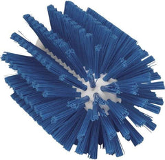 Vikan - 3" Diam Polyester Tube Brush - 6-1/4" OAL, 5-1/4" Head Length, Polypropylene Handle - Eagle Tool & Supply