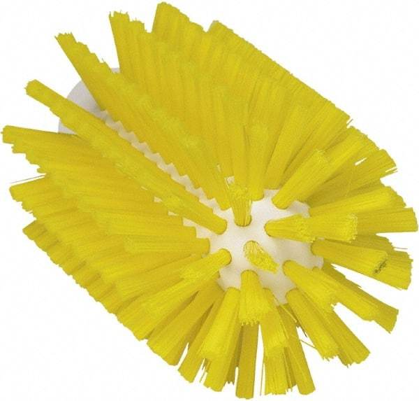 Vikan - 3" Diam Polyester Tube Brush - 6" OAL, 5-1/4" Head Length, Polypropylene Handle - Eagle Tool & Supply