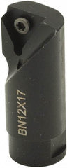 Parlec - TCMT 11 Insert Style, Replaceable Boring Bar Head - 0.4724" Shank Diam, Through Coolant - Eagle Tool & Supply
