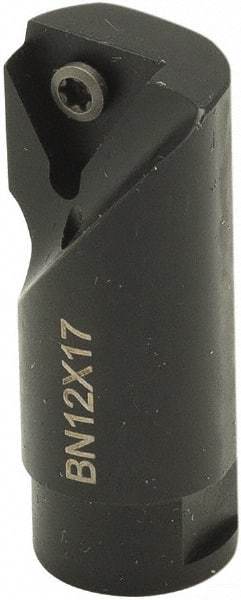 Parlec - TCMT 06 Insert Style, Replaceable Boring Bar Head - 0.3937" Shank Diam, Through Coolant - Eagle Tool & Supply