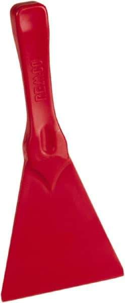 Remco - Stiff Polypropylene Straight Scraper - 4.4" Blade Width - Eagle Tool & Supply