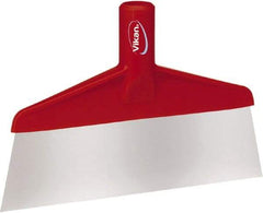 Remco - Stiff Stainless Steel Straight Scraper - 10-1/4" Blade Width - Eagle Tool & Supply