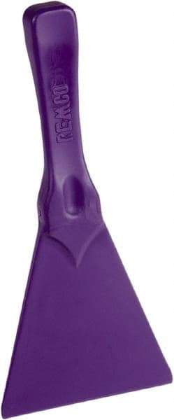Remco - Stiff Polypropylene Straight Scraper - 4.4" Blade Width - Eagle Tool & Supply