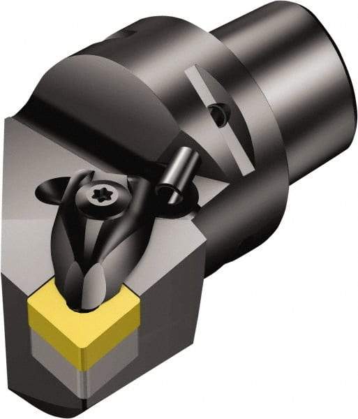 Sandvik Coromant - Left Hand Cut, Size C5, CNMG 120408 Insert Compatiblity, Internal Modular Turning & Profiling Cutting Unit Head - 35mm Ctr to Cutting Edge, 60mm Head Length, Through Coolant, Series T-Max P - Eagle Tool & Supply