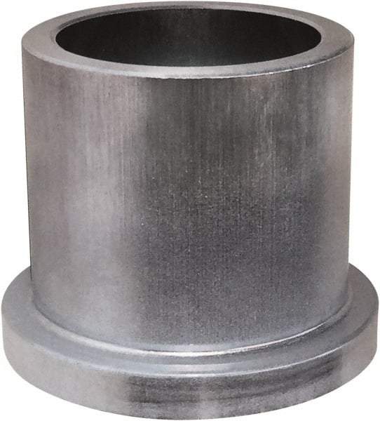 Bunting Bearing - 3/4" Inside x 7/8" Outside Diam, Powdered Metal Flanged Bearing - 1-1/8" Flange Outside Diam, 1/8" Flange Thickness, 1/2" OAL - Eagle Tool & Supply