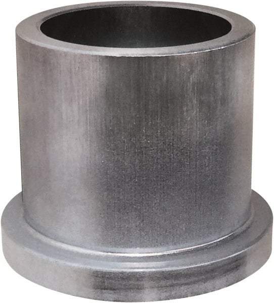 Bunting Bearing - 3/4" Inside x 1" Outside Diam, Powdered Metal Flanged Bearing - 1-1/4" Flange Outside Diam, 3/16" Flange Thickness, 1-1/4" OAL - Eagle Tool & Supply