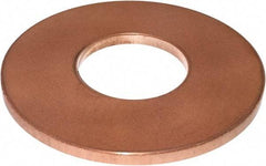 Bunting Bearing - 9/16" Inside x 1-1/4" Outside Diam, 1/16" Thick, Metal Dri-Plane Thrust Bearing - 40,000 Max Pressure x Velocity - Eagle Tool & Supply
