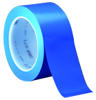 List 471 3" x 36 yds Vinyl Tape - Blue - Eagle Tool & Supply