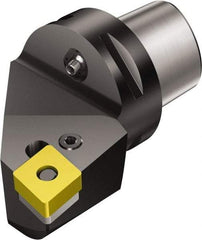 Sandvik Coromant - Left Hand Cut, Size C8, CNMG 432 Insert Compatiblity, Modular Turning & Profiling Cutting Unit Head - 55mm Ctr to Cutting Edge, 80mm Head Length, Through Coolant, Series T-Max P - Eagle Tool & Supply