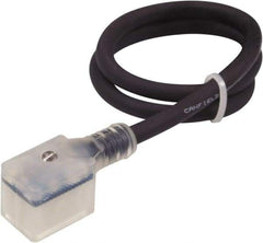 Canfield Connector - Solenoid Valve Connector/Gasket/Cord Assembly - Use with Solenoid Valves - Eagle Tool & Supply