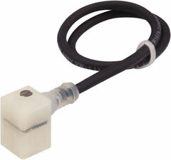 Canfield Connector - Solenoid Valve Connector/Gasket/Cord Assembly - Use with Solenoid Valves - Eagle Tool & Supply