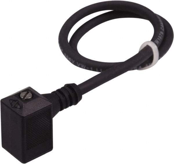 Canfield Connector - Solenoid Valve Connector/Gasket/Cord Assembly - Use with Solenoid Valves - Eagle Tool & Supply