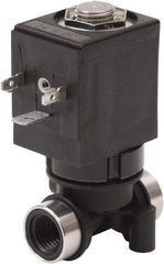 Spartan Scientific - 3/8" NPT Port, 3 Way, 2 Position, Glass Filled Nylon Solenoid Valve - Normally Closed, Viton Seal - Eagle Tool & Supply