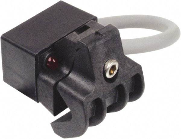 Canfield Connector - Air Cylinder Reed Switch, MOV, LED, 2 Wire - For 2 to 6" Air Cylinders, Use with Tie-Rod Cylinders - Eagle Tool & Supply