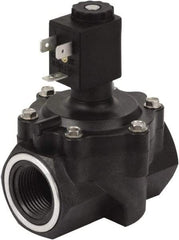 Spartan Scientific - 3/4" NPT Port, 2 Way, 2 Position, Glass-Filled Polyester Solenoid Valve - Normally Closed, EPDM Seal - Eagle Tool & Supply
